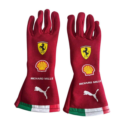 Charles Leclerc 2026 Monaco GP Racing Gloves Replica