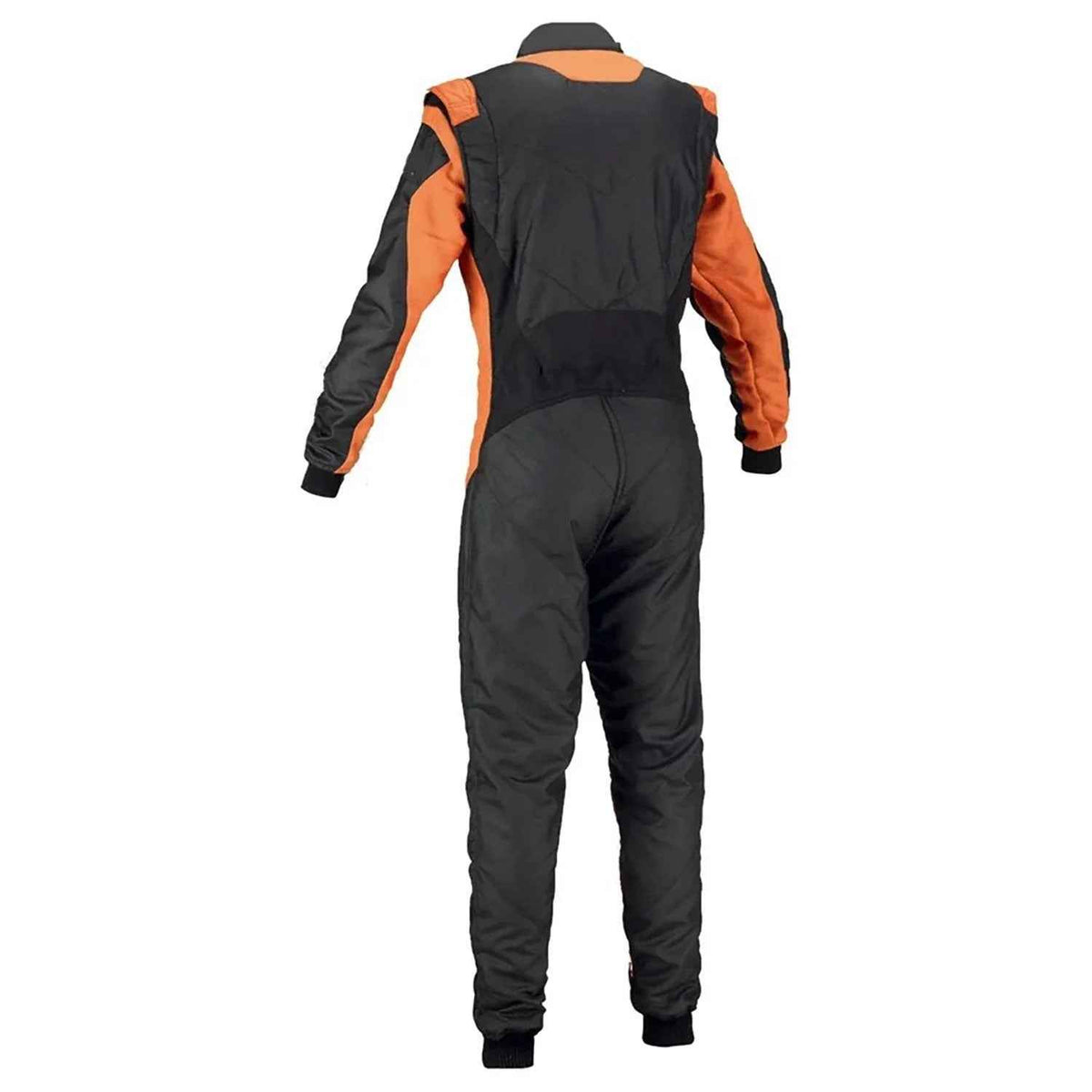 Black and Orange Custom Fit Go Kart Driver Suit