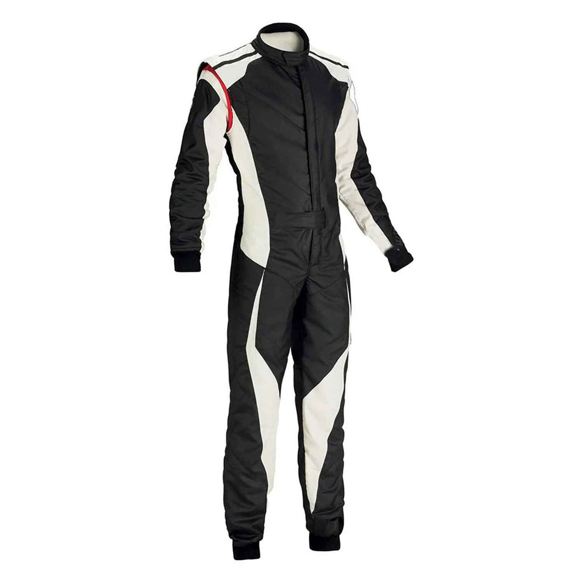 Black and White Custom Karting Racing Outfit