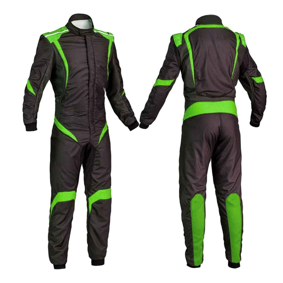 Black and Green Custom Go Kart Racing Outfit