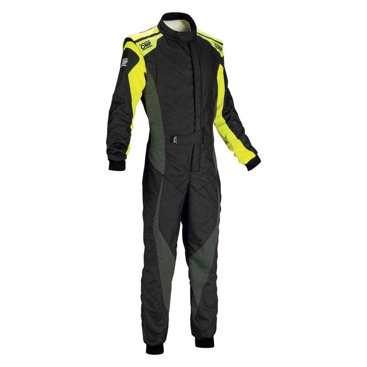 Custom OMP Tecnica Evo Black Yellow Karting Suit