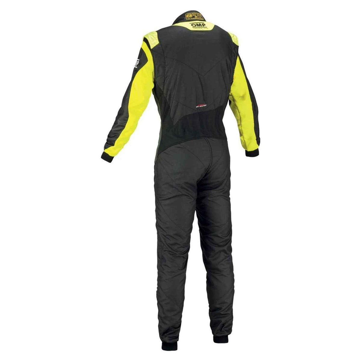 Custom OMP Tecnica Evo Black Yellow Karting Suit