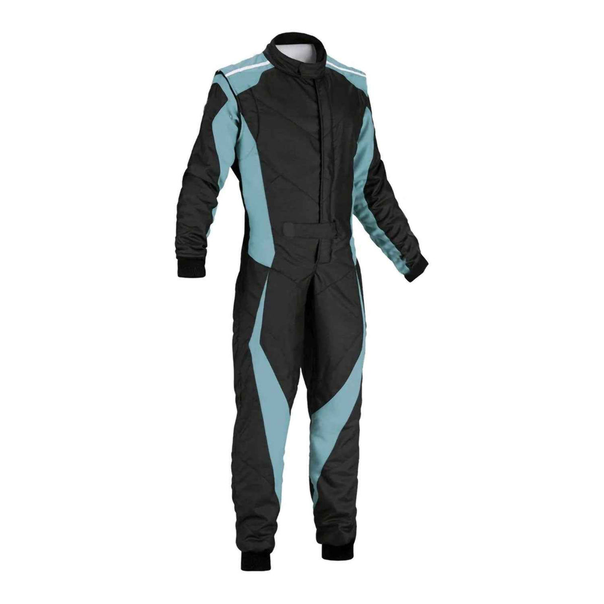 Plain Black and Blue Go Kart Racing Costume