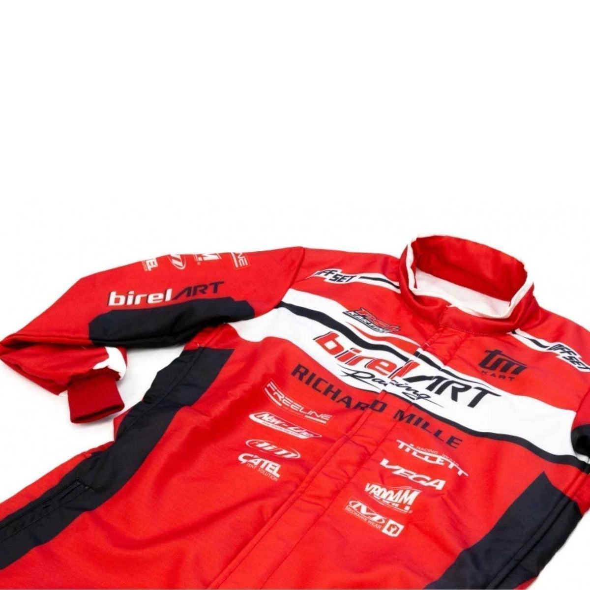 Red Birel ART Style Go Kart Racing Suit