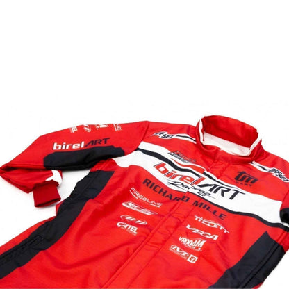 Red Birel ART Style Go Kart Racing Suit