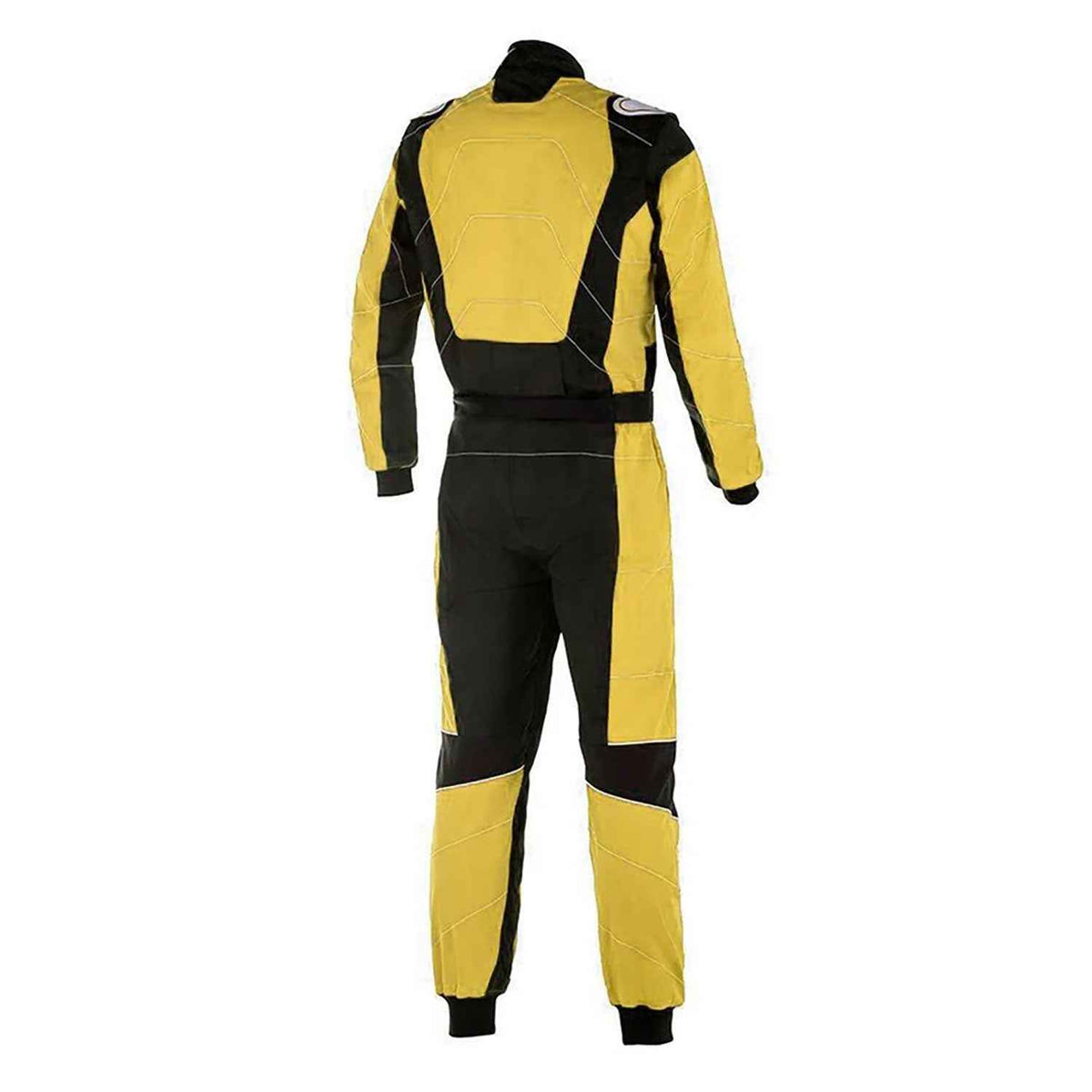 Yellow Custom Go Kart Car Racing Gear Suit
