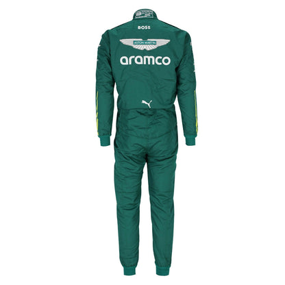 Fernando Alonso inspired motorsport jumpsuit, highlighting bold colour blocking and crisp sublimated artwork. Ideal F1 fan attire for supporters who want to wear the spirit of the grid on race day.