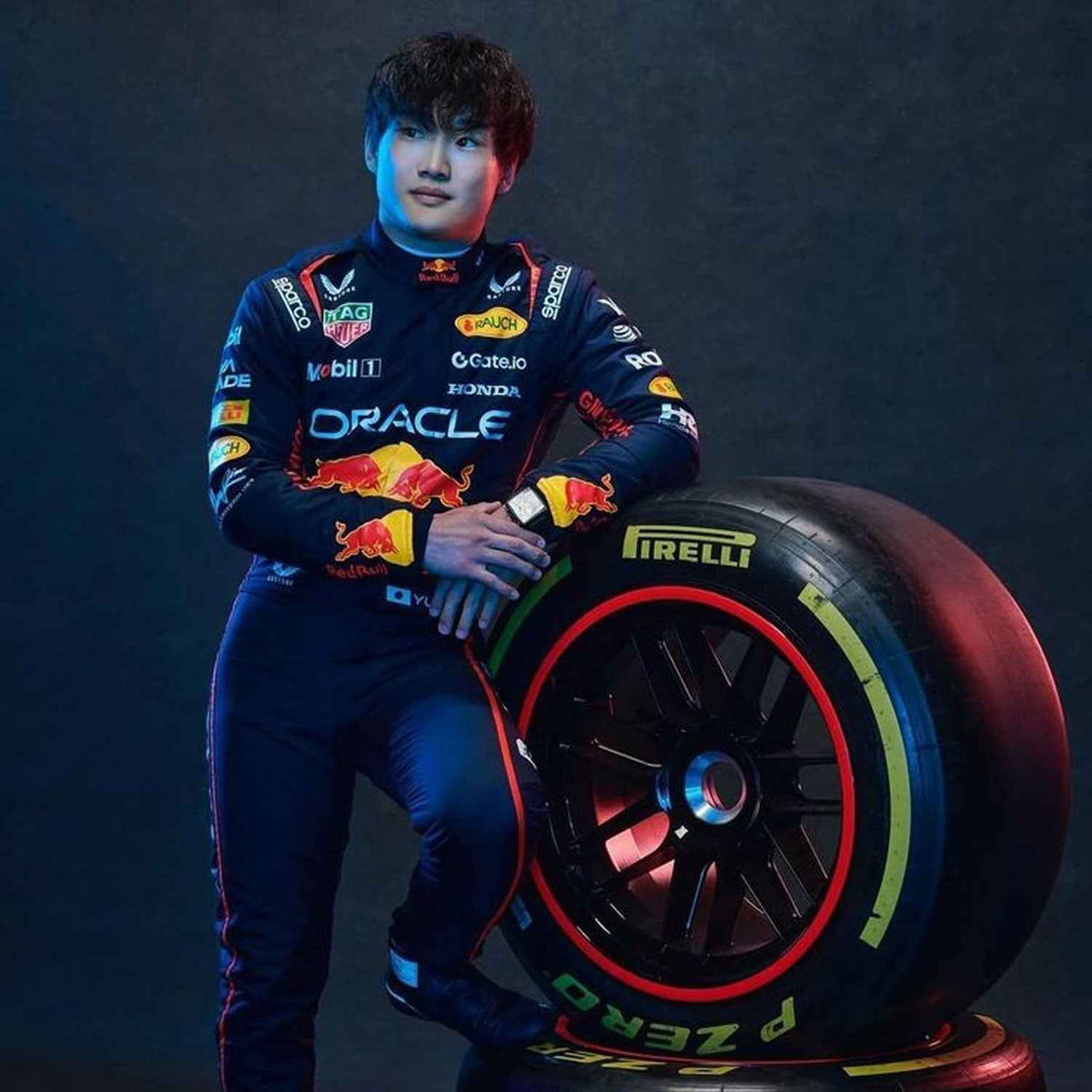 Yuki Tsunoda Early 2025 Season Race Suit Replica